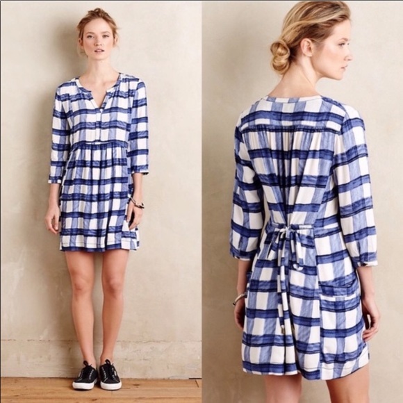 Anthropologie Dresses & Skirts - Maeve Anthropologie Devery checkered dress